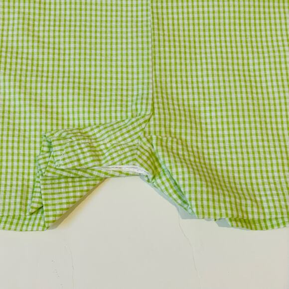 NWT Florence Eiseman 9M Seersucker Check Shortall with Golf Cart - Picture 3 of 5